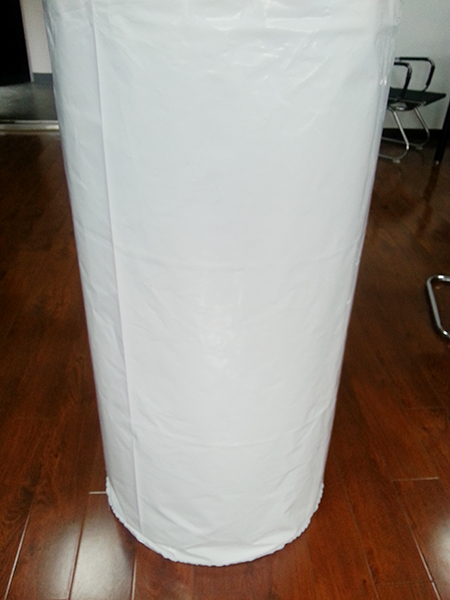 Thick white round bottom bag (200L)