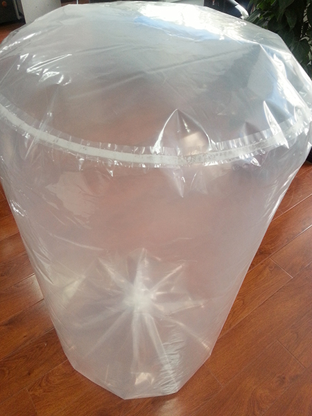 200L transparent round bottom bag