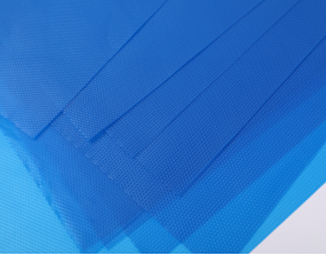 Blue PE embossed film